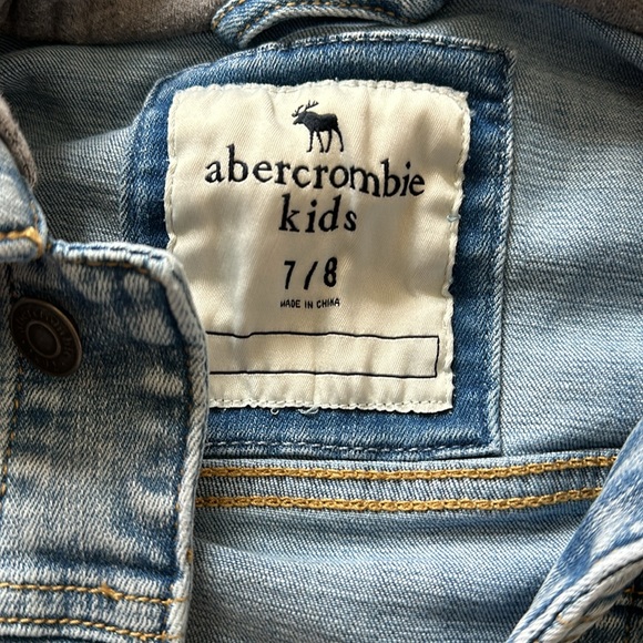 Youth Abercrombie Jean Jacket Hoodie - Picture 2 of 4